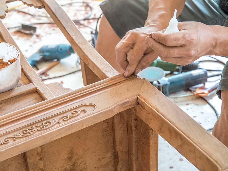 双清旧家具翻新改色怎么做