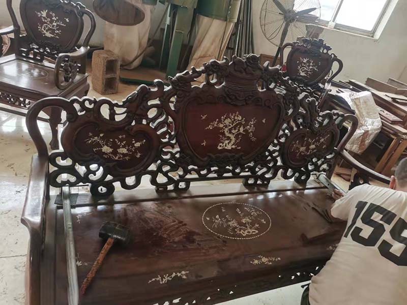 双清旧红木家具保养